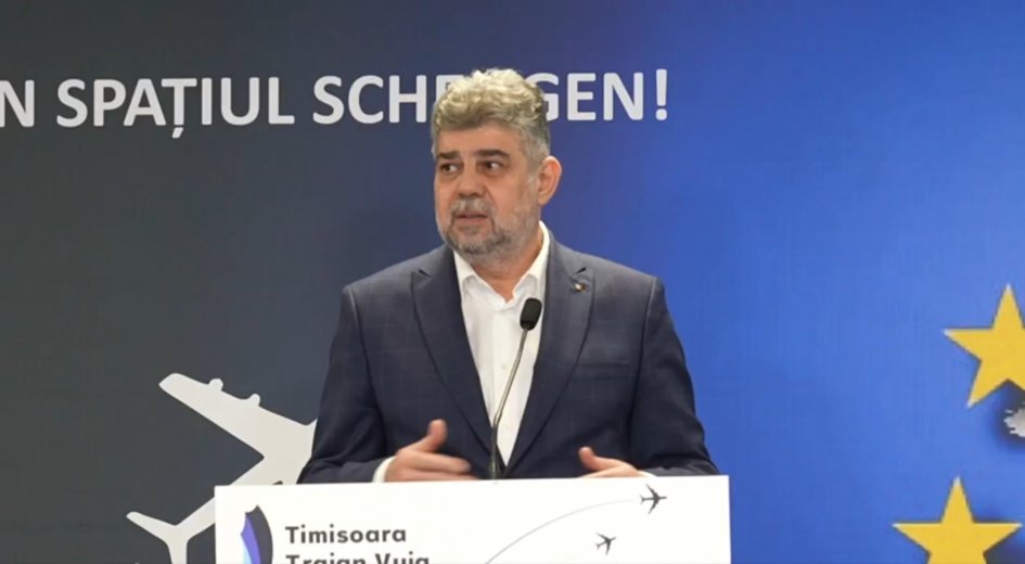 Új terminállal Schengenbe: Ciolacu a teljes körű idei csatlakozásról beszélt a temesvári reptéren tartott avatóünnepségen