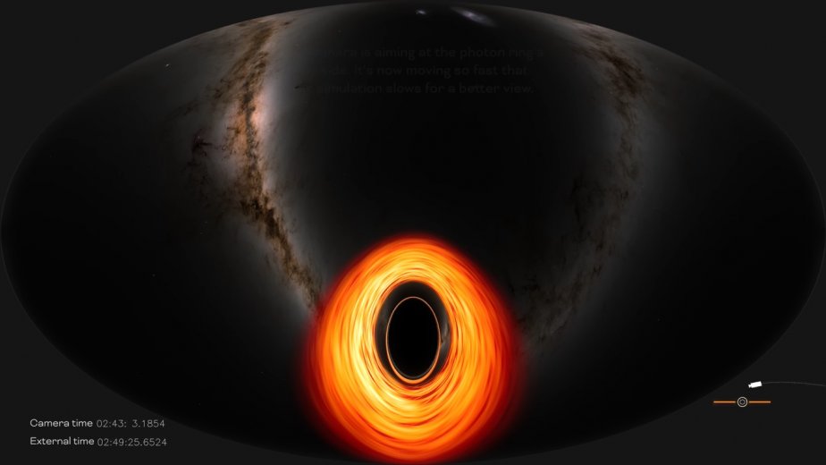 NASA-szimuláció: ilyen látvány fogad, ha belezuhanunk egy fekete lyukba